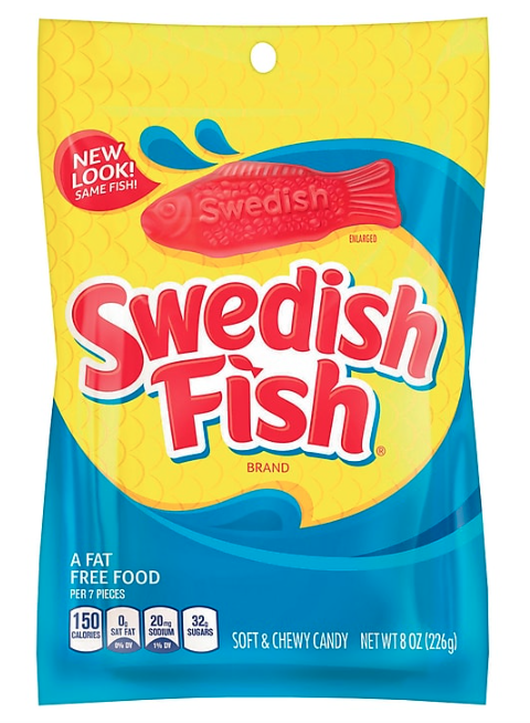 Swedish Fish, 8oz bag