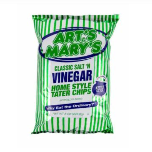 Art's & Mary's Salt & Vinegar Chips, 8oz