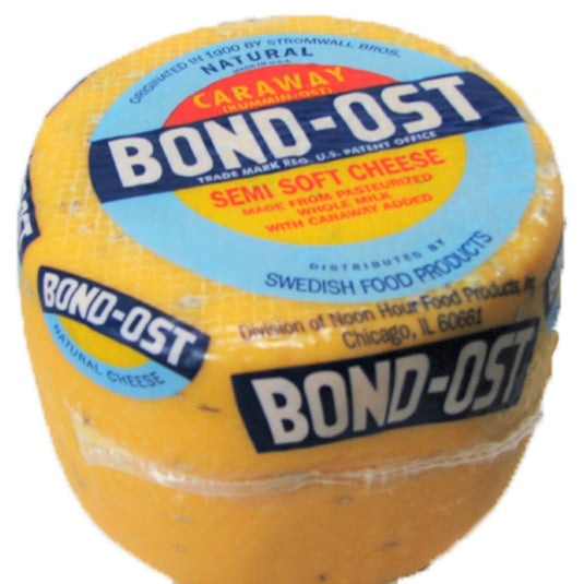 Bond Ost Cheese, Whole Round with Caraway Seeds - 2lbs